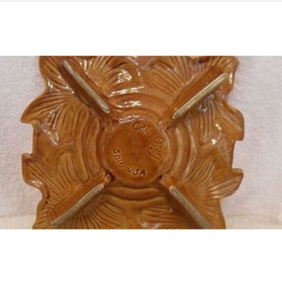 1960's California Original USA Pottery Candle Base - Picture 2 of 7